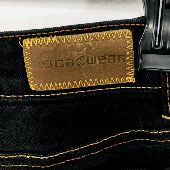 Vtg Rocawear Women’s Jeans Low Rise Boot Cut Sz 13 (32W X 33L ) Streetwear Y2K - Picture 4 of 14